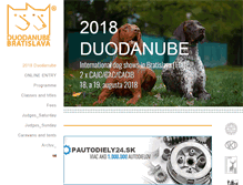 Tablet Screenshot of duodanube.sk